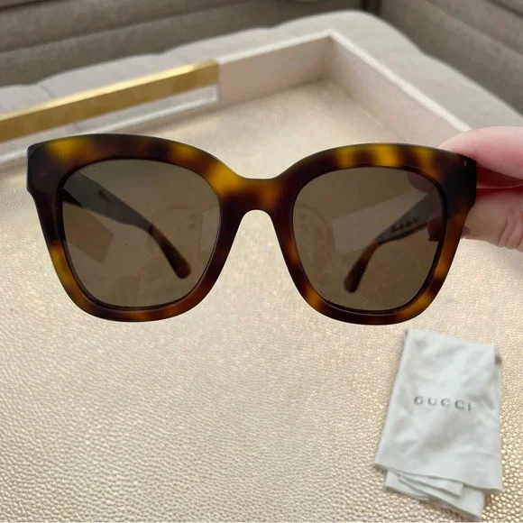 Gucci Tortoise Sunglasses